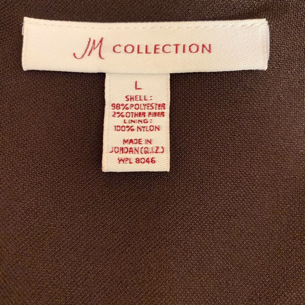 JM Collection Abstract Print Blouse - Picture 5 of 6